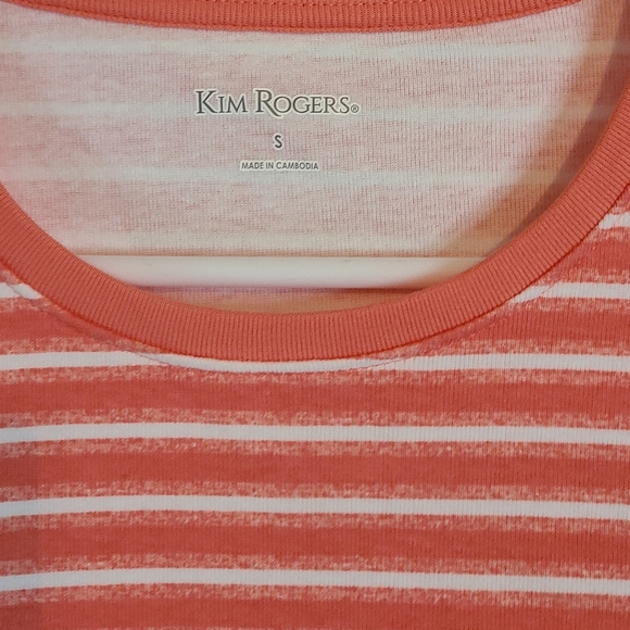 (402) Kim Roger's Woman's Long Sleeve Blouse,  Size: Small Color: Orange - Picture 7 of 16